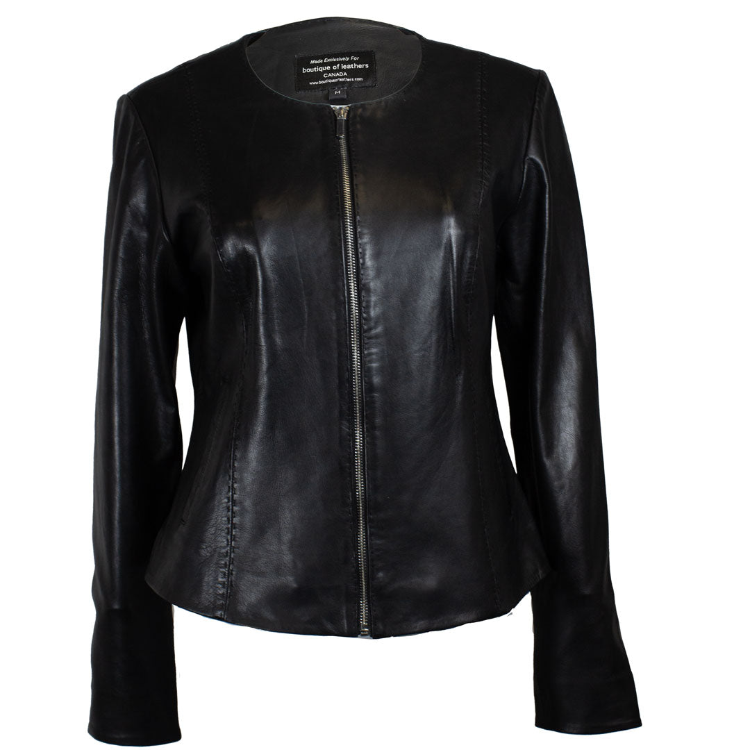 Women's Solene Lambskin Leather Jacket