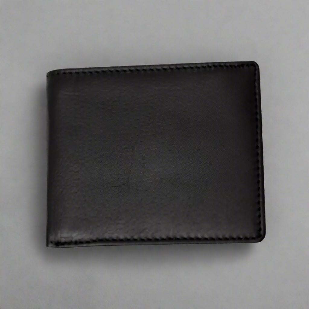 JBG International Men's Card Flip Up Bifold Leather RFID Wallet - Boutique of Leathers/Open Road