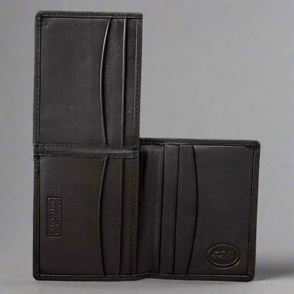 JBG International Men's Flip Up Bifold Leather Wallet - Boutique of Leathers/Open Road