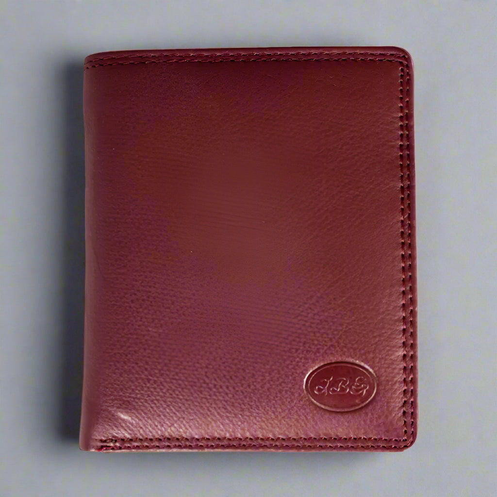 JBG International Men's Flip Up Wing Bifold Leather Wallet - Boutique of Leathers/Open Road