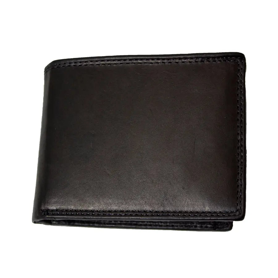 JBG International Men's Trifold Leather RFID Wallet - Boutique of Leathers/Open Road
