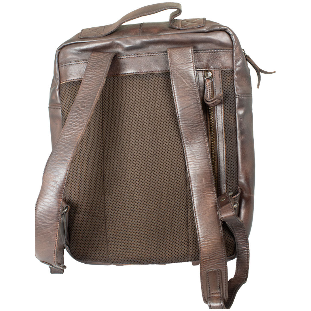 BOL Leather Retro Explorer Backpack