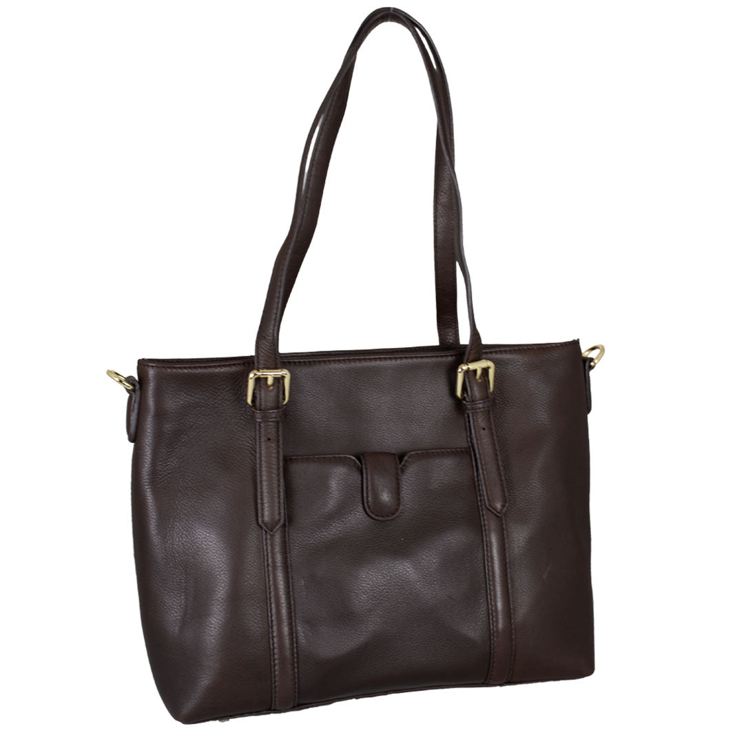BOL Women's Rich Leather Tote Bag