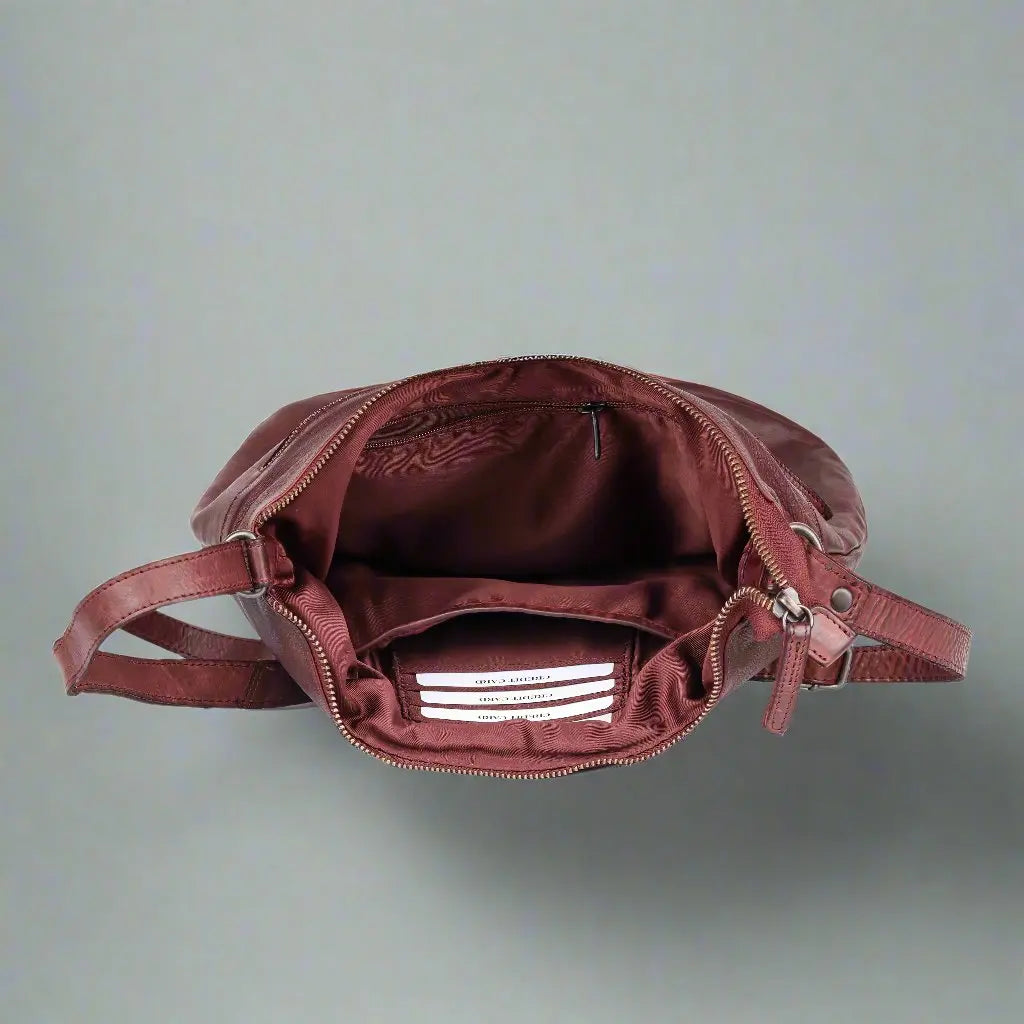 MET Floral Stitch Leather Tote with Adjustable Strap Handbags & Purses Boutique of Leathers/Open Road