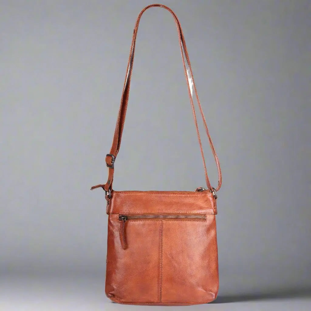 MET Flower Embossed Leather Crossbody Bag Handbags & Purses Boutique of Leathers/Open Road