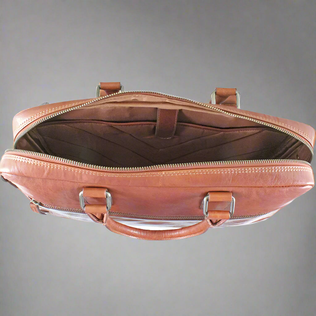 MET Leather Briefcase Messenger Bag - Boutique of Leathers/Open Road