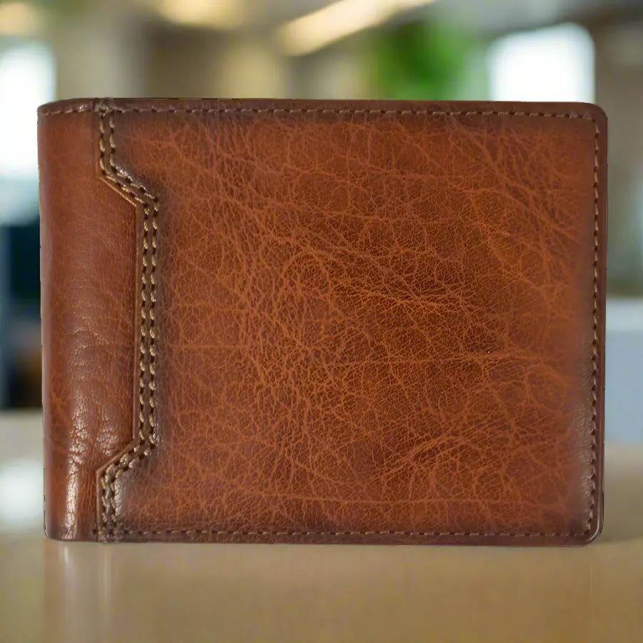 MET Men's Wing Out Leather Wallet - Boutique of Leathers/Open Road