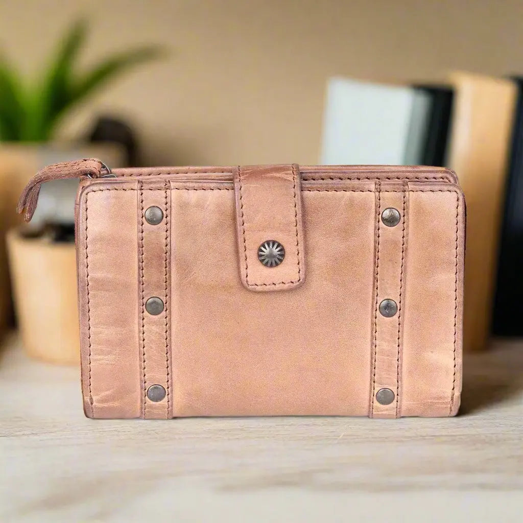 MET Women's Leather Credit Card Wallet Women's Wallets Boutique of Leathers/Open Road