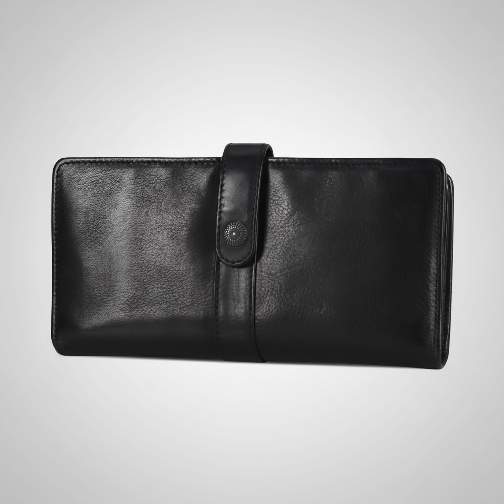 MET Women's Snap Tab Leather Wallet Women's Wallets Boutique of Leathers/Open Road