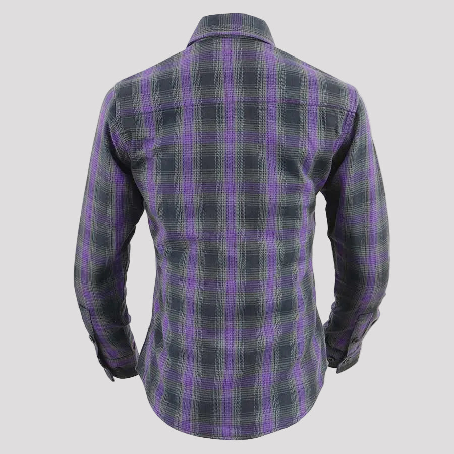 Milwaukee Leather Women's Armoured Plaid Shirt - Boutique of Leathers/Open Road