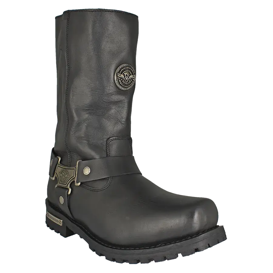 Milwaukee Leather Men's 11" Harness Motorcycle Boots - Boutique of Leathers/Open Road
