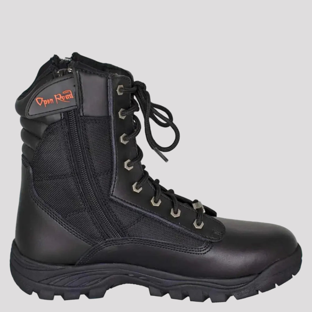 Open Road Men's Swat Motorcycle Boots - Boutique of Leathers/Open Road
