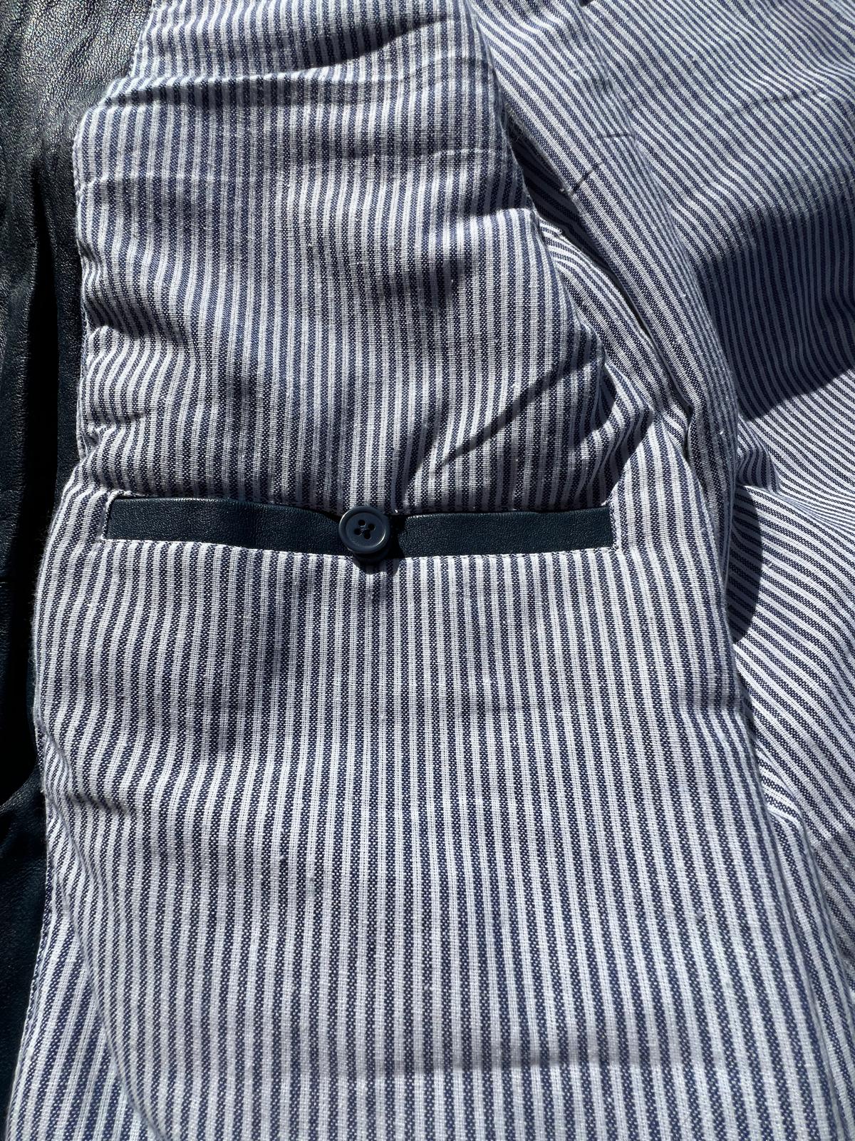 Men's Lamb Leather Jacket with Two Zipper Chest Pockets Men's Leather Jackets Boutique of Leathers/Open Road