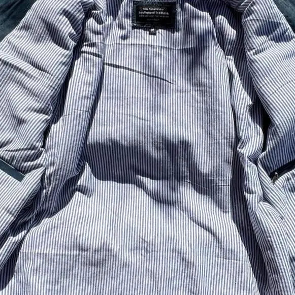 Men's Lamb Leather Jacket with Two Zipper Chest Pockets Men's Leather Jackets Boutique of Leathers/Open Road