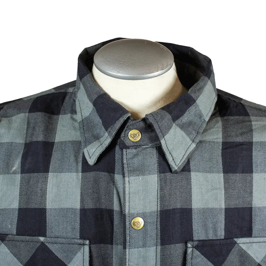 Men's Reinforced Plaid Riding Shirt Men's Armoured Shirts Boutique of Leathers/Open Road