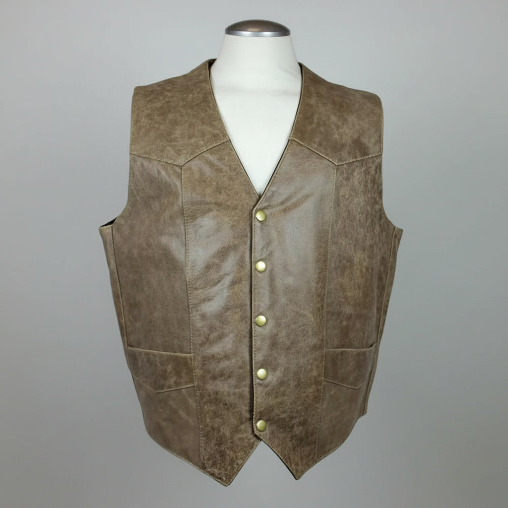 Men's Western Patch Vest - Boutique of Leathers/Open Road