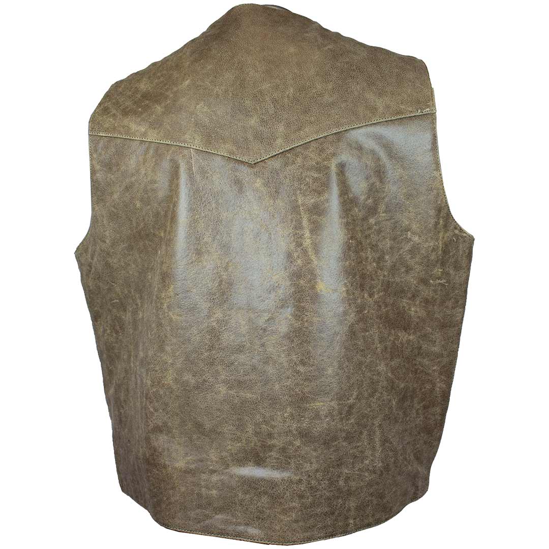 Men's Western Patch Vest - Boutique of Leathers/Open Road