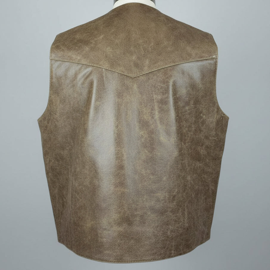 Men's Western Patch Vest - Boutique of Leathers/Open Road