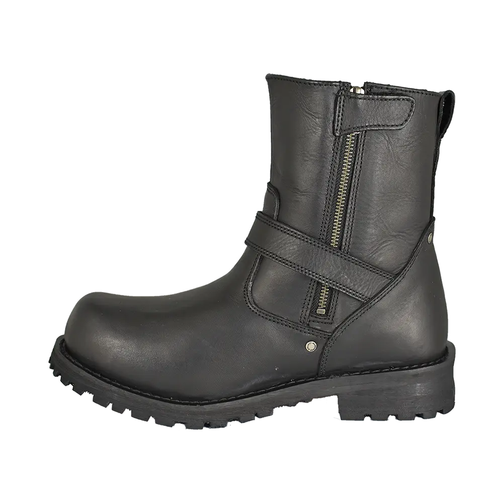 Milwaukee Leather Men's 6" Side Zip Motorcycle Boots - Boutique of Leathers/Open Road