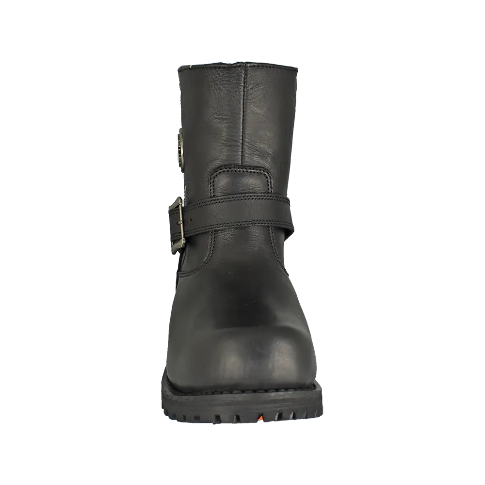 Milwaukee Leather Men's 6" Side Zip Motorcycle Boots - Boutique of Leathers/Open Road
