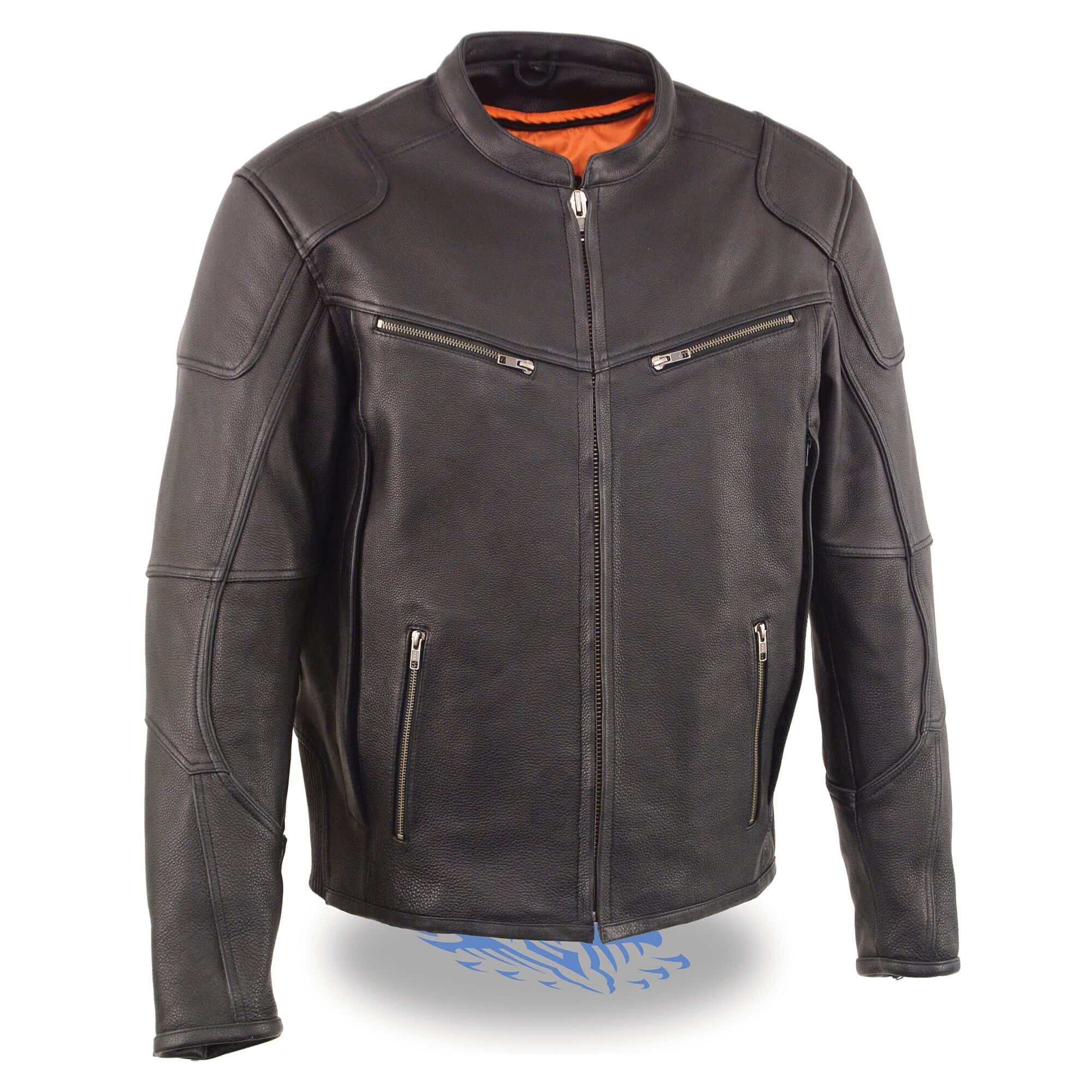 Milwaukee Leather Men s Leather Motorcycle Jacket Boutique of