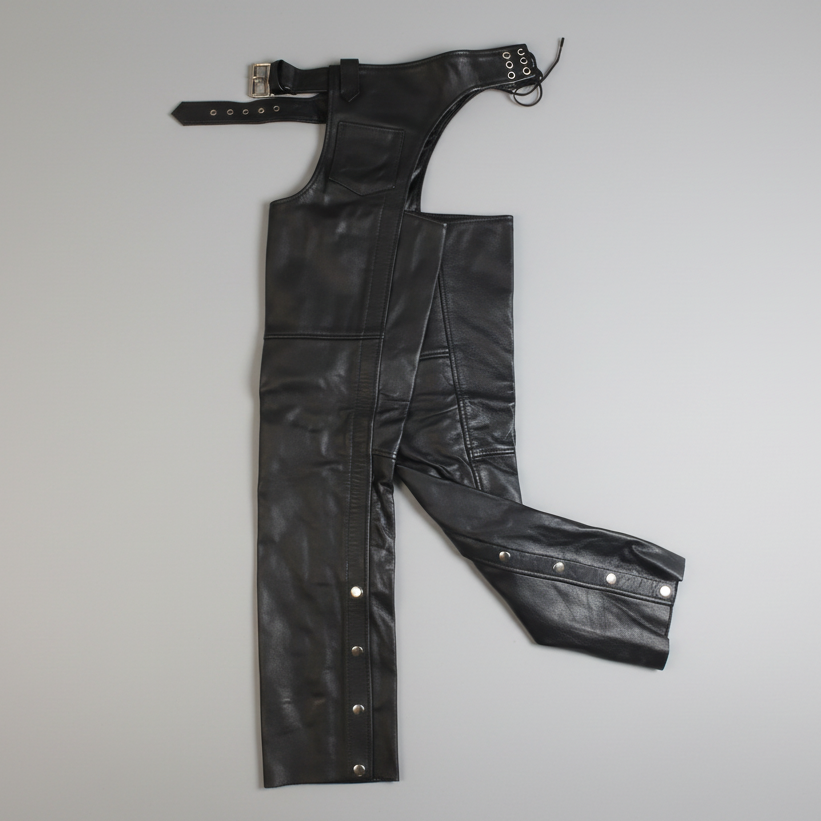 Open Road Coin Pocket Leather Chaps Motorcycle Chaps Boutique of Leathers/Open Road