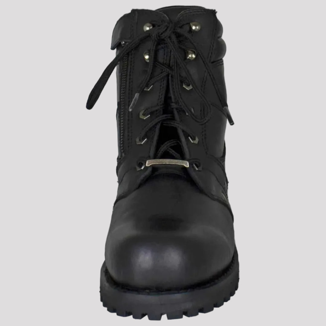 Open Road Men's 7" Lace-Up Motorcycle Boots - Boutique of Leathers/Open Road
