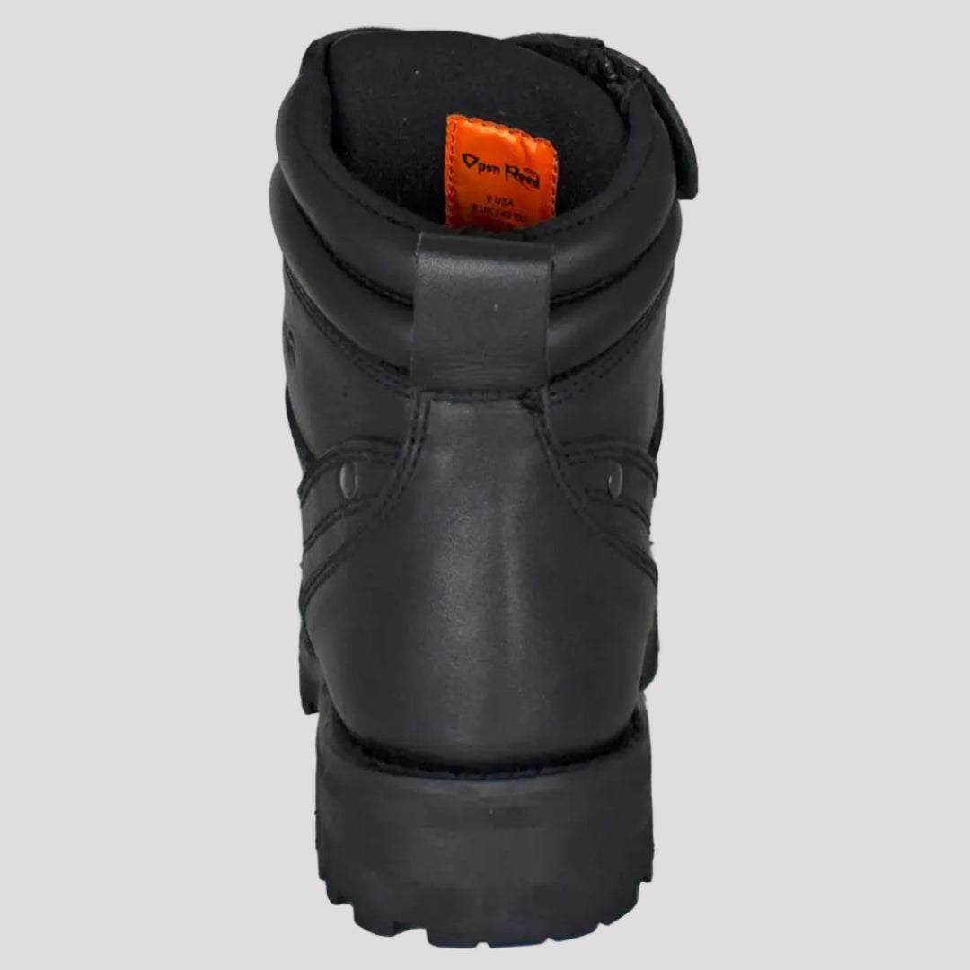 Open Road Men's 7" Lace-Up Motorcycle Boots - Boutique of Leathers/Open Road