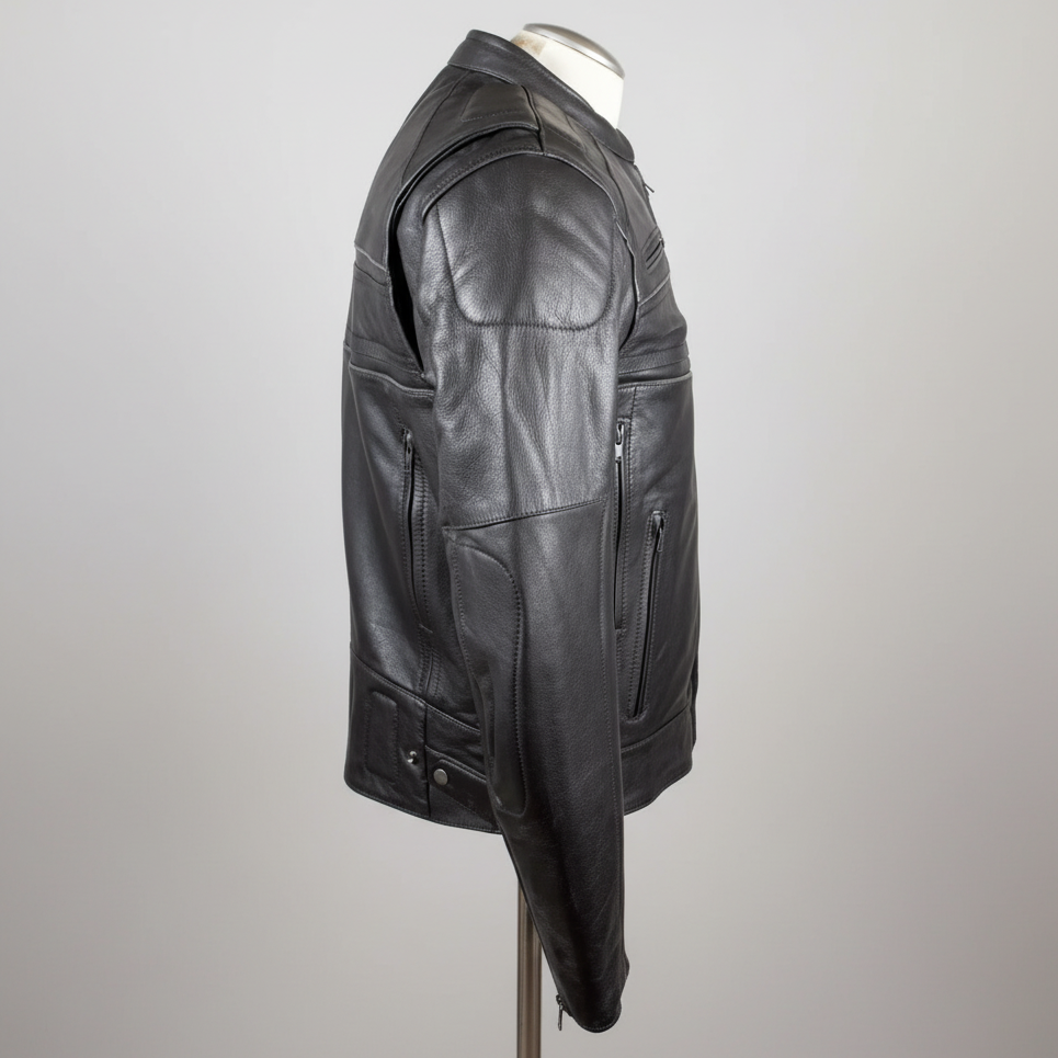 Open Road Men's Leather Armored Riding Jacket Men's Motorcycle Jackets Boutique of Leathers/Open Road