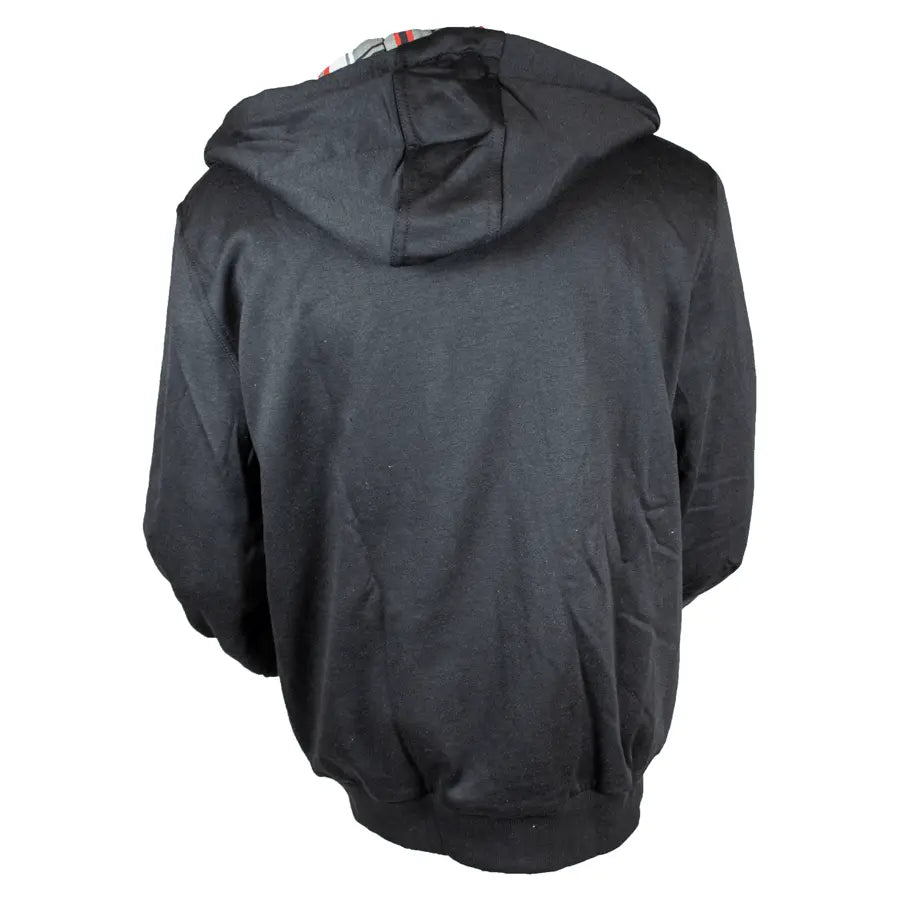 Open Road Men's Zip Up Hoodie with Checkered Hood Men's Hoodies & Sweatshirts Boutique of Leathers/Open Road