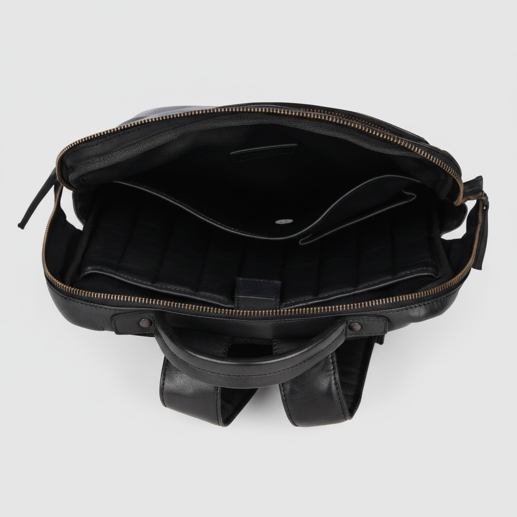 BOL/Open Road Two Strap Adjustable Leather Backpack Backpacks & Messenger Bags Boutique of Leathers/Open Road