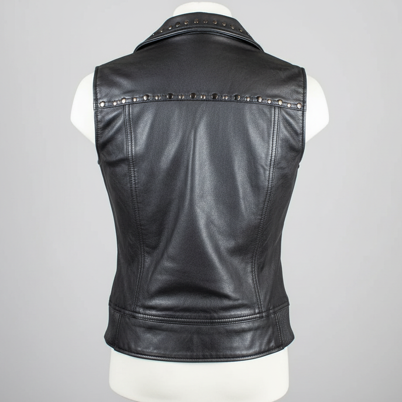 Open Road Women's Studded Leather Vest Women's Vests Boutique of Leathers/Open Road