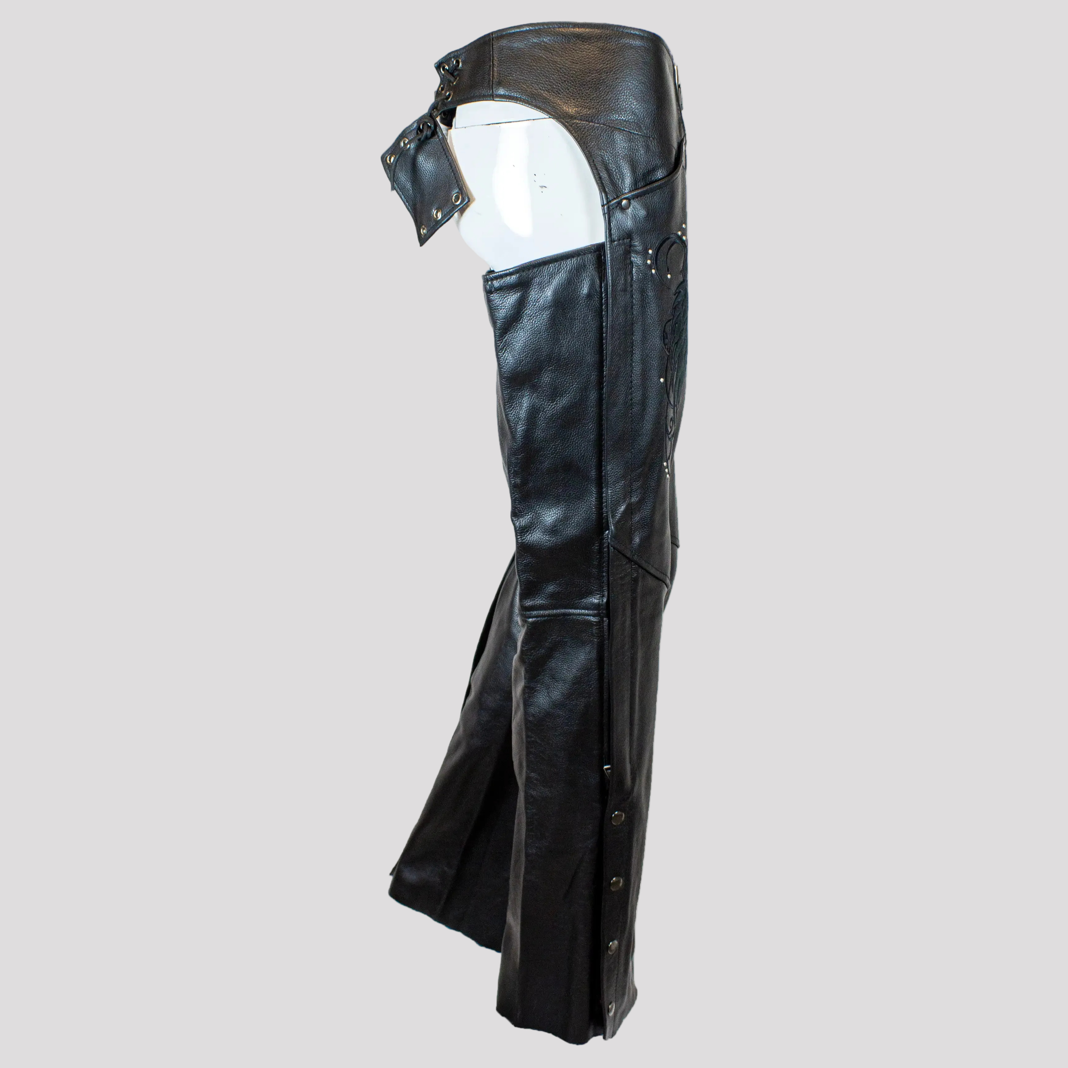 BOL/Open Road Women's Suede Wing Design Leather Chaps - Boutique of Leathers/Open Road