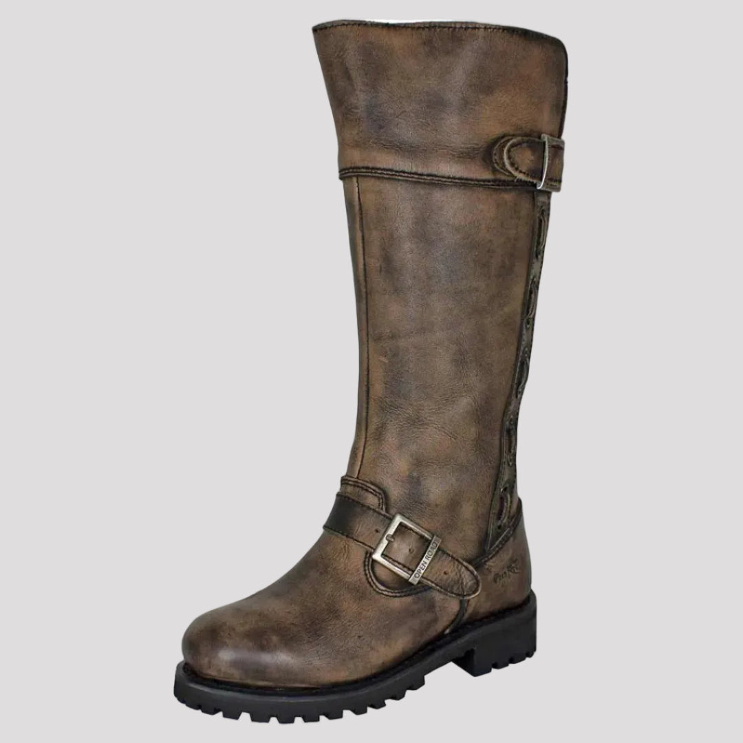 Open Road Women's Tall Motorcycle Boots - Boutique of Leathers/Open Road
