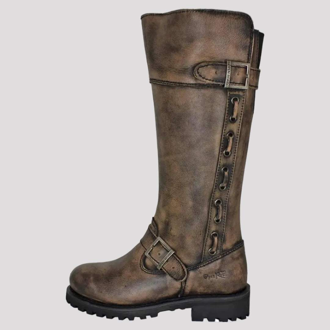 Open Road Women's Tall Motorcycle Boots - Boutique of Leathers/Open Road