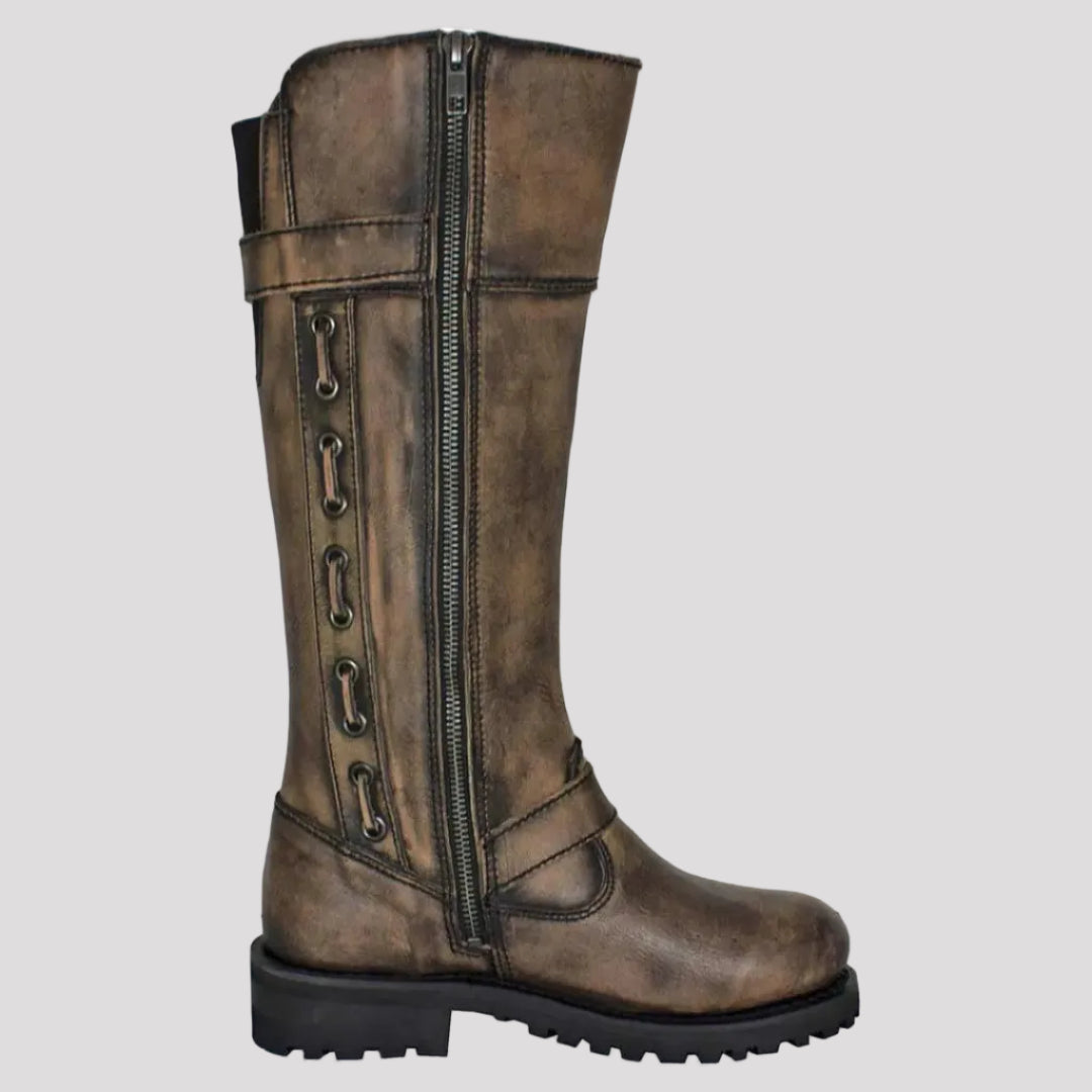 Open Road Women's Tall Motorcycle Boots - Boutique of Leathers/Open Road
