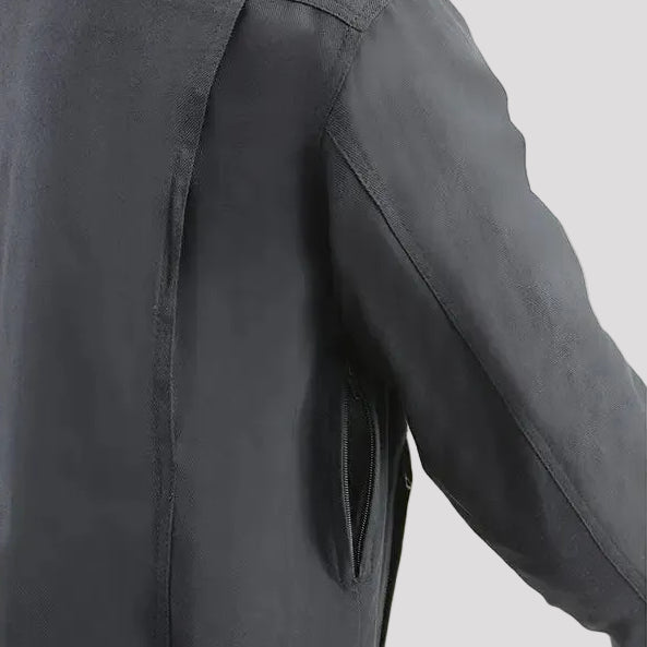 Milwaukee Leather Men's Black Armored Biker Shirt w/ Reinforced Fibers Men's Armoured Shirts Boutique of Leathers/Open Road