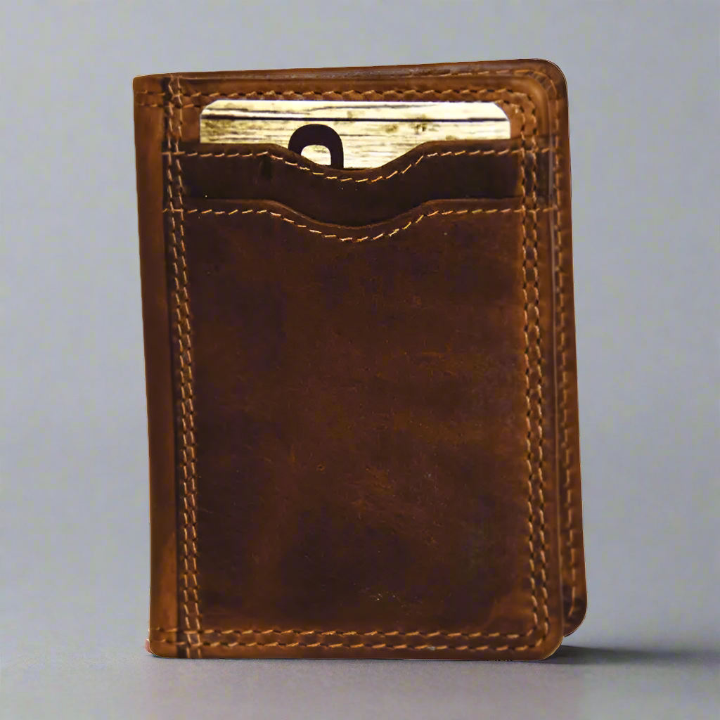 Rugged Earth Men's Small Credit Card Wallet Men's Wallets Boutique of Leathers/Open Road