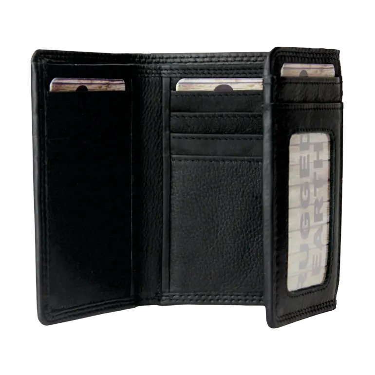 Rugged Earth Men’s Trifold Leather retailer Wallet