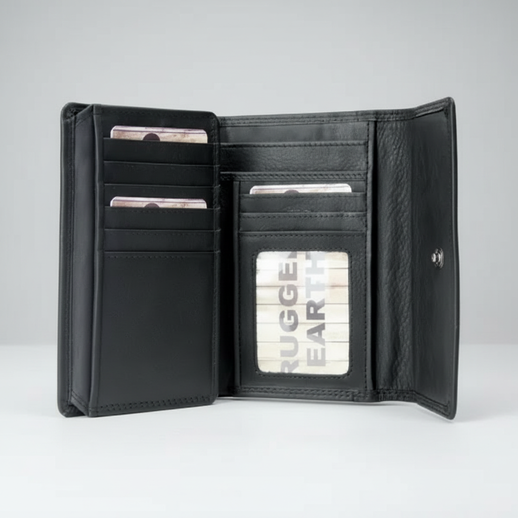 Rugged Earth Women's Leather Wallet Women's Wallets Boutique of Leathers/Open Road