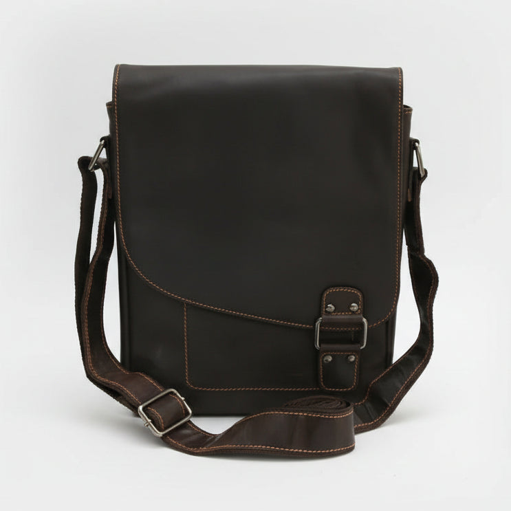 Greenwood Leather Messenger Bag