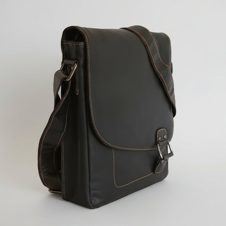 Greenwood Leather Messenger Bag