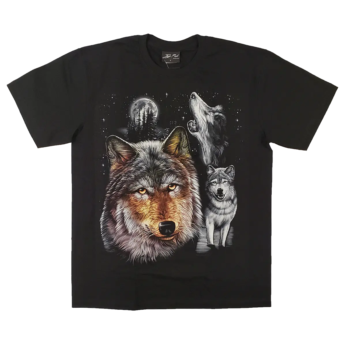 Sofari Collection Men's Wolf Design T-shirt - Boutique of Leathers/Open Road