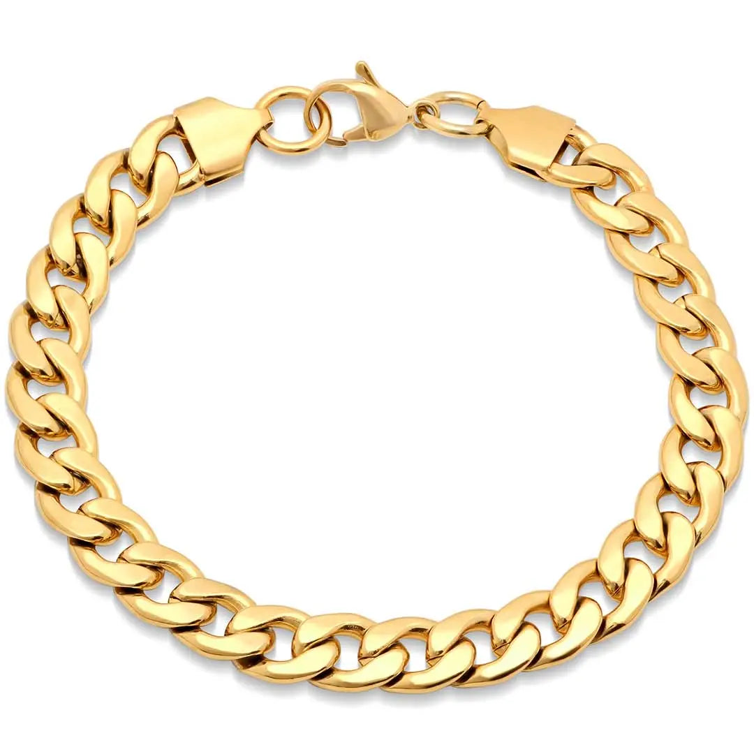 Steeltime Classic Cuban Bracelet - Boutique of Leathers/Open Road