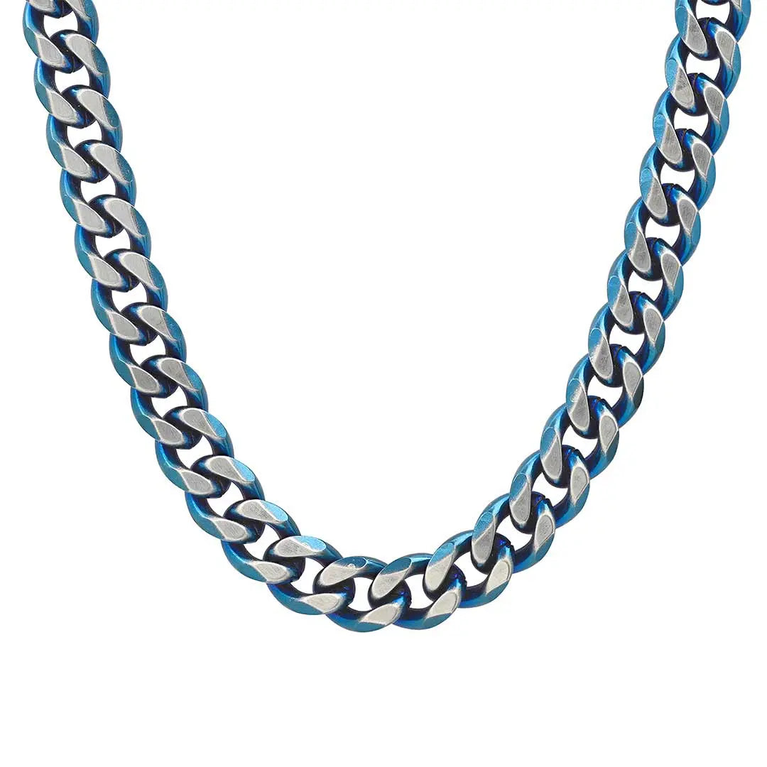 Steeltime Cuban Link Chain Necklace - Boutique of Leathers/Open Road