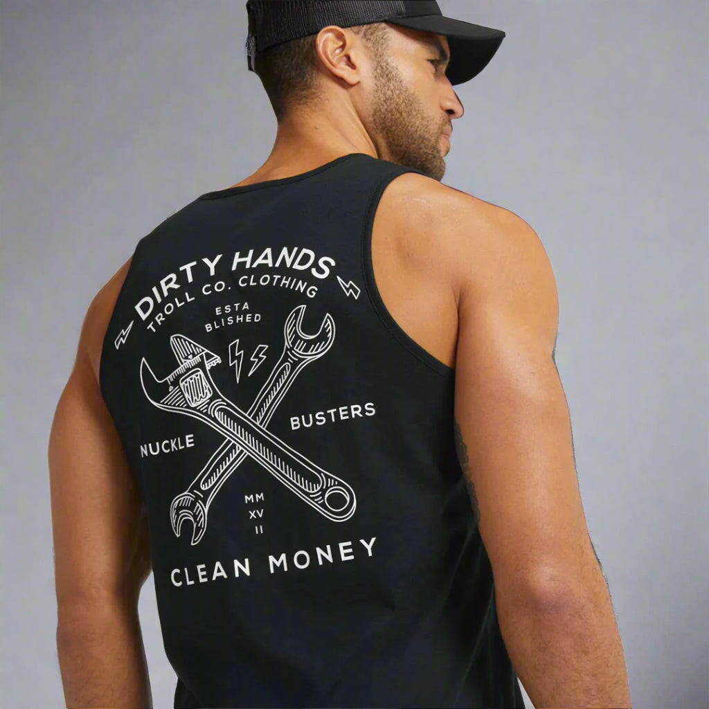 DHCM Twisting Wrenches Tank - Boutique of Leathers/Open Road