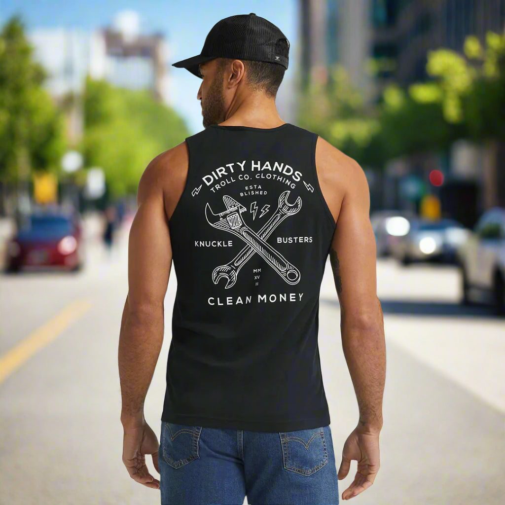 DHCM Twisting Wrenches Tank - Boutique of Leathers/Open Road