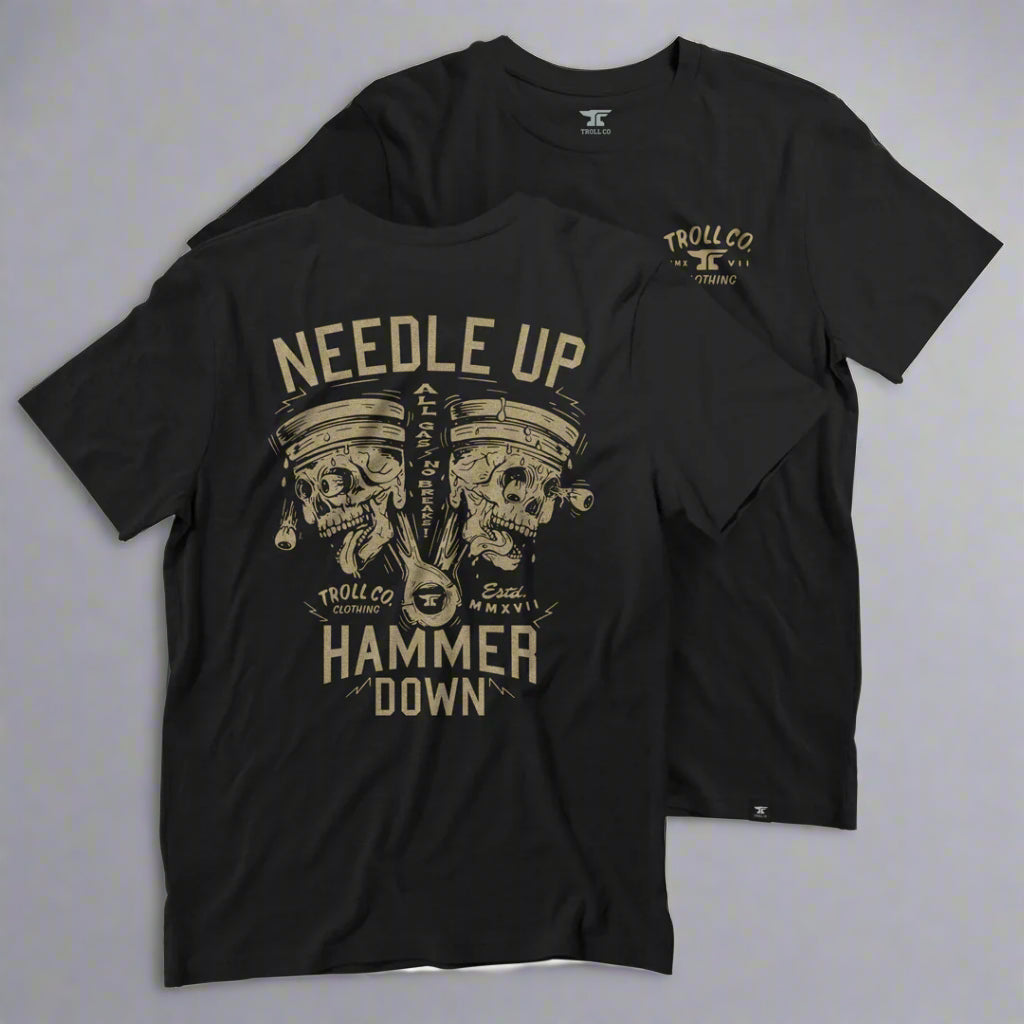 DHCM Hammer Twins Tee - Boutique of Leathers/Open Road