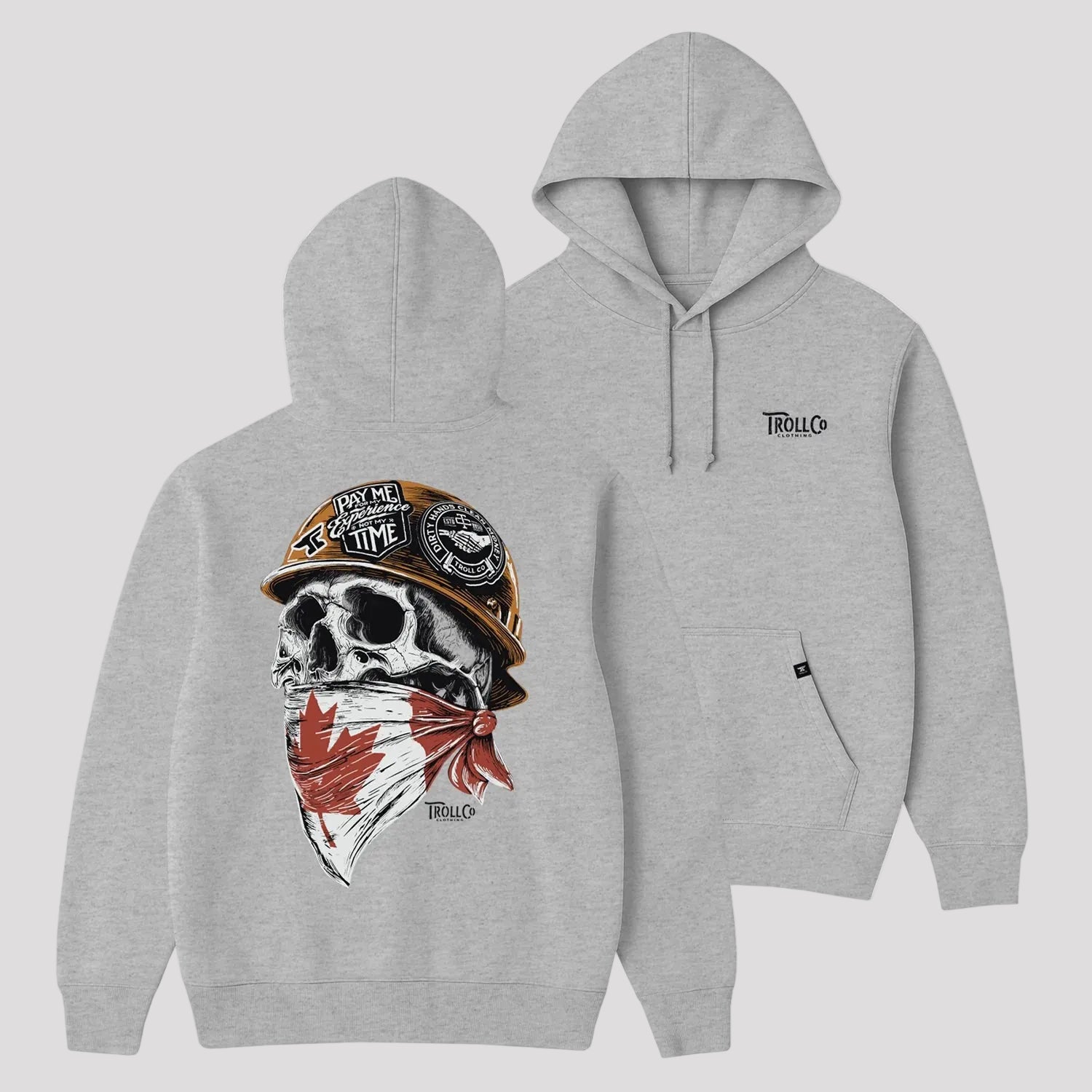 DHCM Men's Hoodie - Pay Me For My Experience, Not My Time - Boutique of Leathers/Open Road