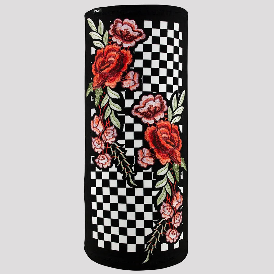 ZANheadgear Floral Checkered Motley Tube - Boutique of Leathers/Open Road